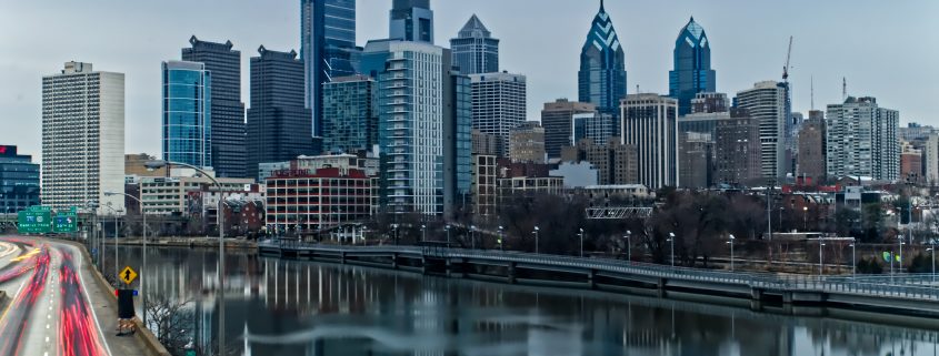 the Philadelphia skyline