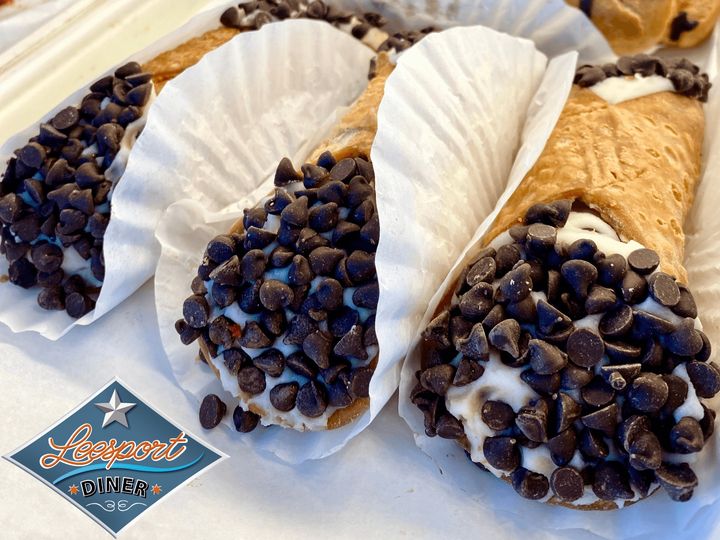 Some chocolate chip cannolis from Leesport Diner