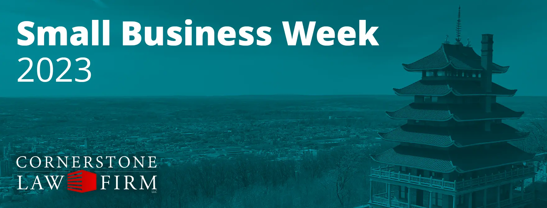Turquoise small business week 2023 header image