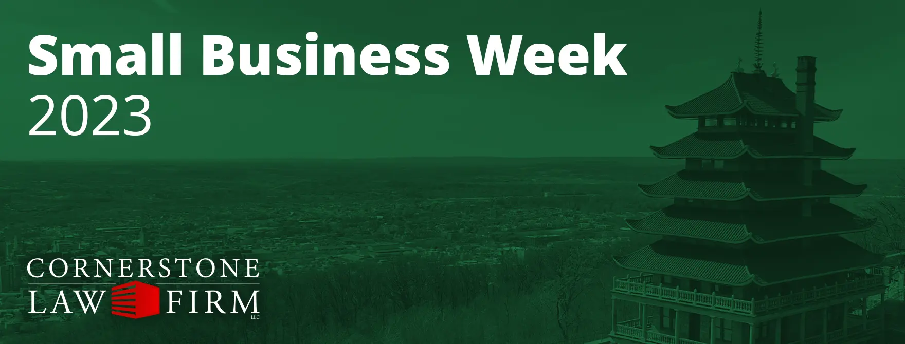 Green small business week 2023 header image