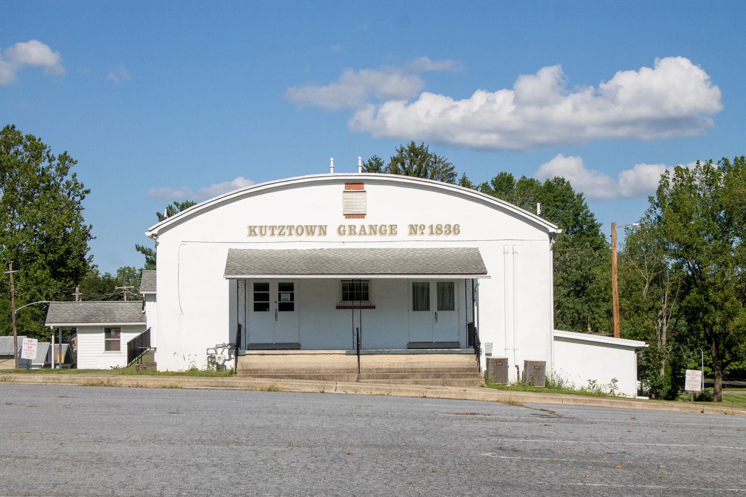 The Kutztown Grange on a sunny day.