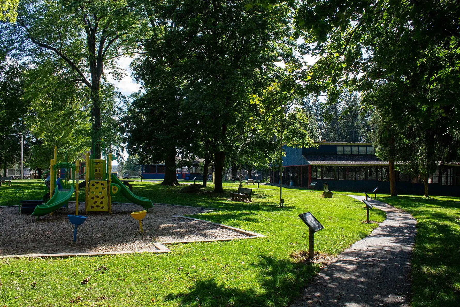 Kutztown Park on a sunny day.