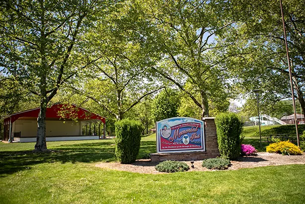 Hamburg's Memorial Park on a sunny day