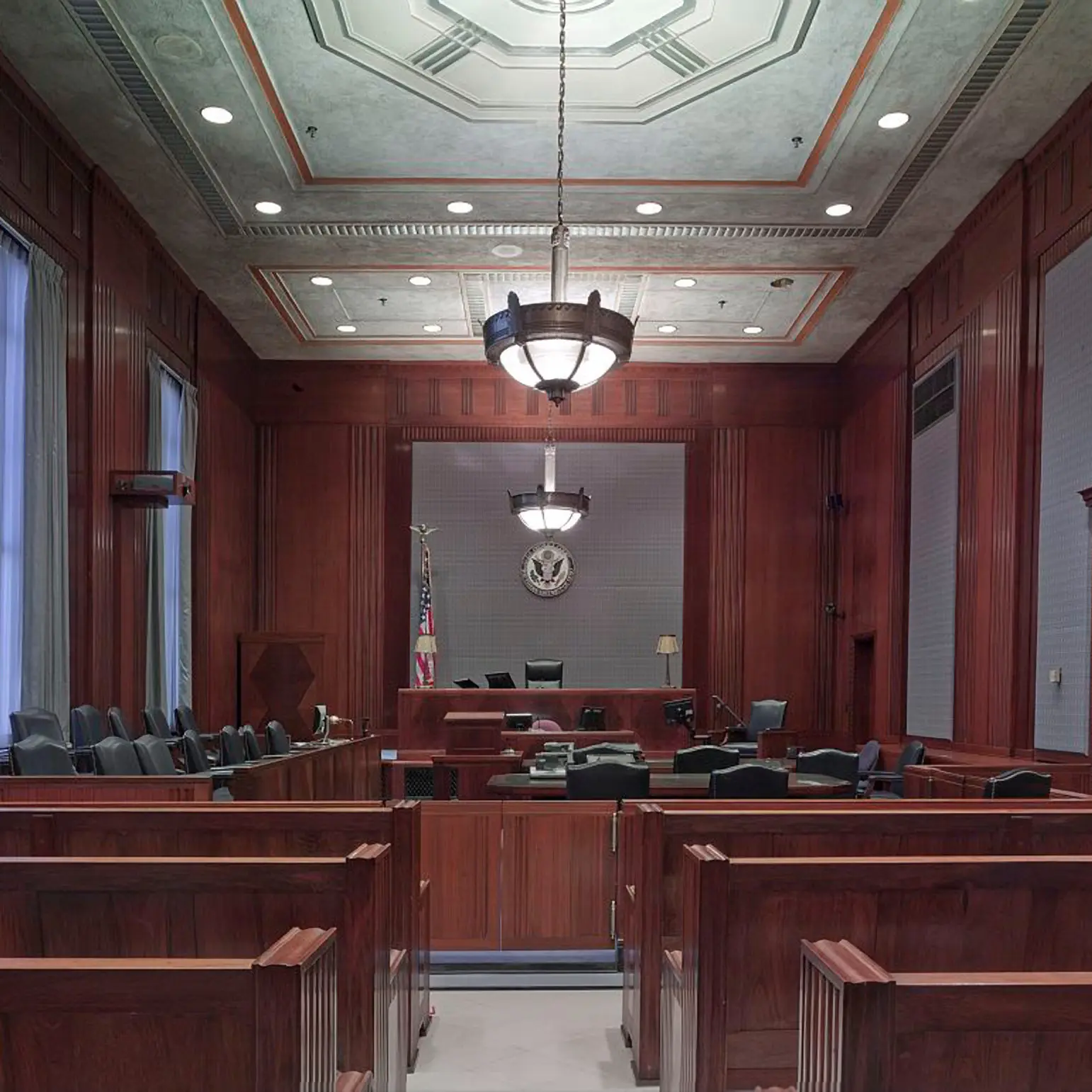 A courtroom