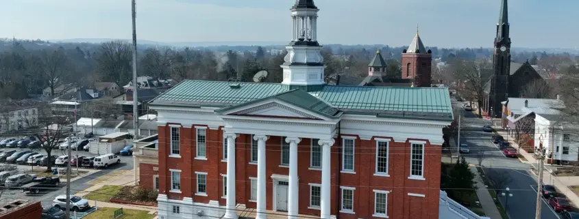 A courthouse in Schuylkill County