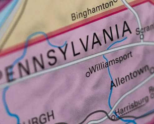 Map of Pennsylvania