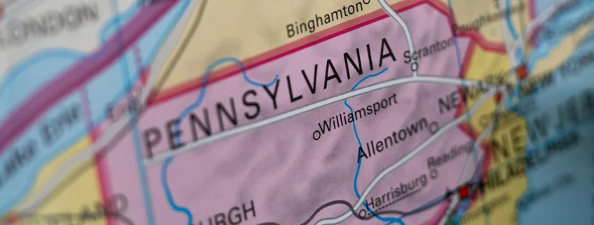 Map of Pennsylvania