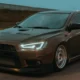 A car driving