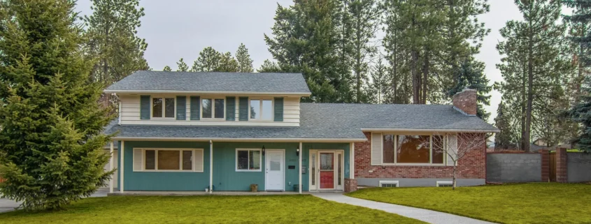A suburban house, like one you might file an ejectment for