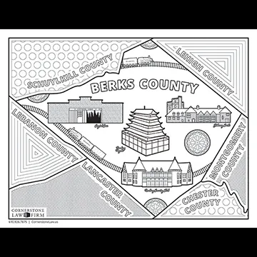 A thumbnail of the 2023 coloring sheet.